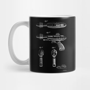 Toy Pistol Vintage Patent Hand Drawing Mug